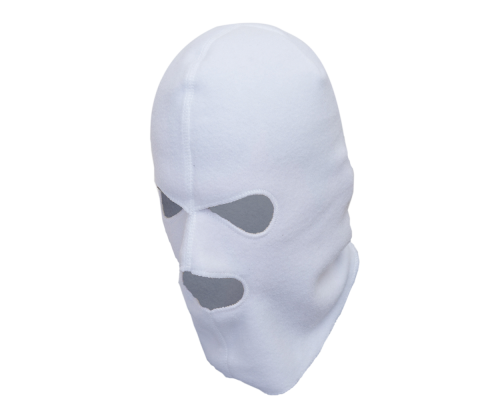 Шлем-маска Самурай (уп. 5 шт) / флис / белый