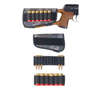 Патронташ на приклад универсальный кал. 12, 16, 20, 7.62 / ткань синтет.