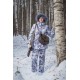 Костюм женский Ангара-зима / мембранное трикотажное полотно / снегири