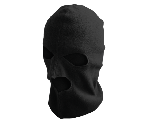 Шлем-маска Самурай (уп. 5 шт) / флис / черный