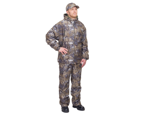 Костюм Патруль (куртка, п/комбинезон) / мембранное трикотажное полотно / лес соты